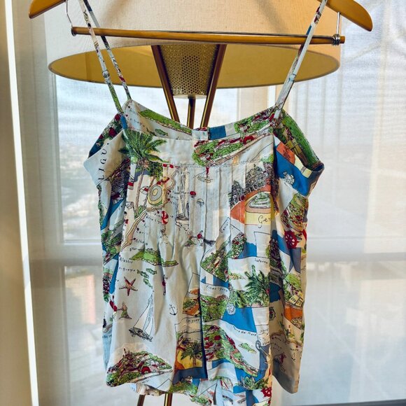 Anthropologie Maeve Souvenir Cami Silk Tank Top - Picture 3 of 7